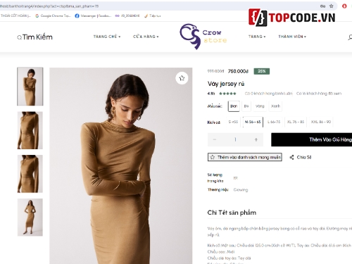 Website bán hàng,quần áo,thời trang